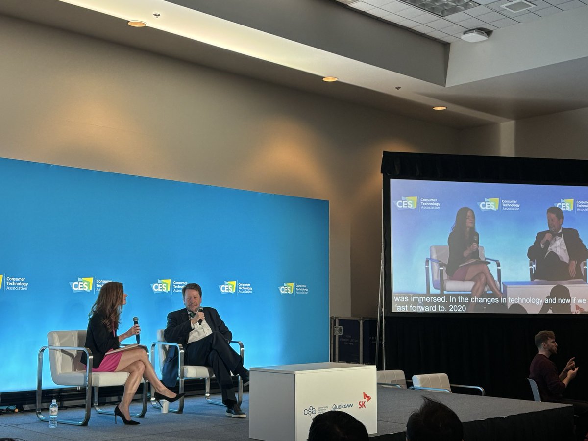 Happening now at live.ces.tech - Conversation with @DrCaliff_FDA at #CES2024