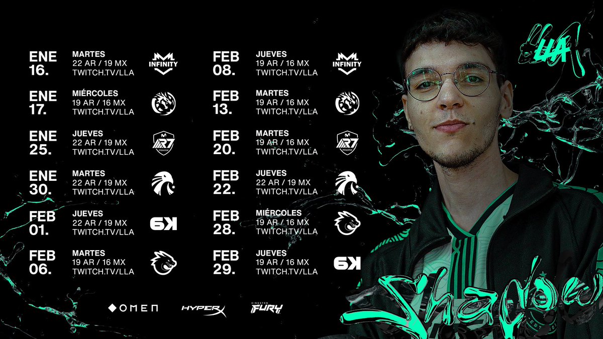 ¡HAY FORMATO, HAY PARTIDOS! 🔥

Debutamos en la #LLA 2024 en contra de <a href="/InFinitye_sport/">INFINITY 🚀</a> y <a href="/LeviatanGG/">LEVIATAN</a> en la primera semana.

¡NEW WAVES, VAMOS CON TODO! 👊

#GoISG 🦈 #ISGWIN