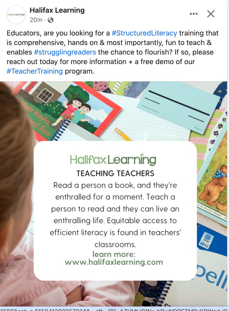Train teachers, change the world. ❤️ Check us out halifaxlearning.com