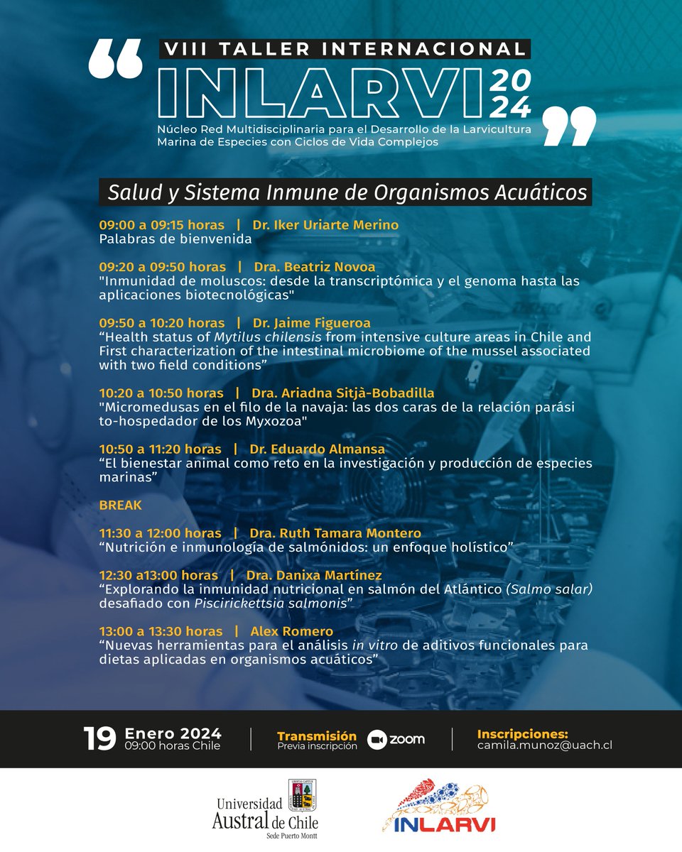 Diplomado en Recirculación Acuicultura UACh tweet media