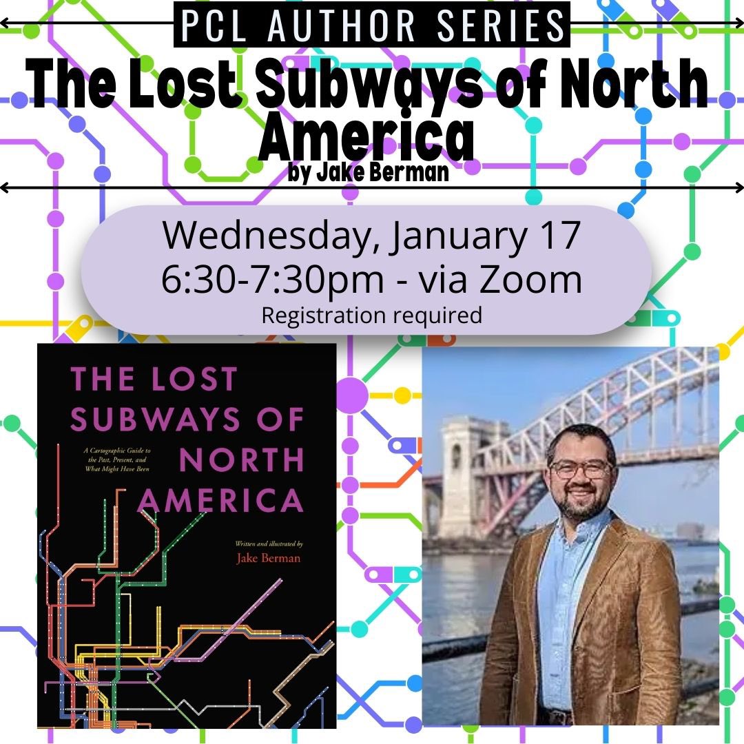 Next week Pittsford Community Library presents Jake Berman Zooming who will give a presentation on his book, ‘The Lost Subways of North America’ (which includes a section on Rochester)… calendar.libraryweb.org/event/11617283