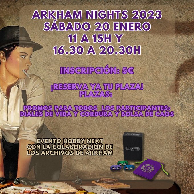 Evento Arkham Nights 2023 - Madrid