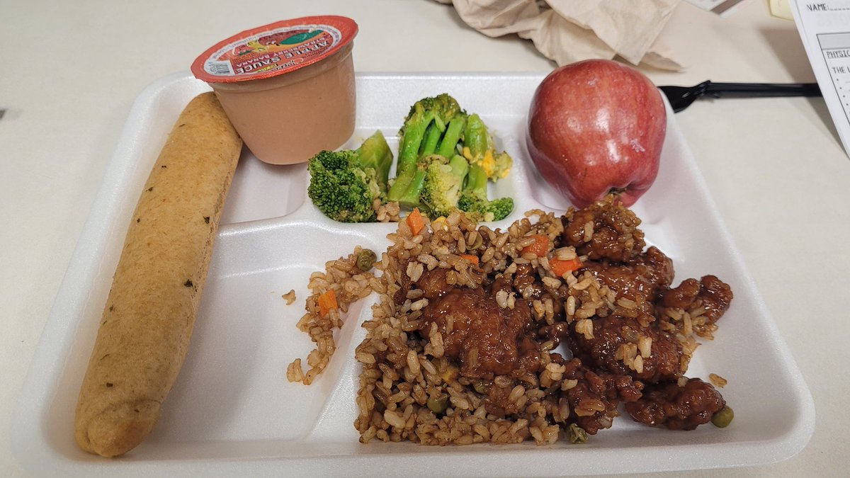 CoachCookKPHS's tweet photo. We got that Tangerine ๐ today for #TrayTalk with Coach Cook! ๐ is on point, ๐ ๐ moist and full of flavor! 8.7/10 Forks to give.
#itsrealfood
#itgood
#eatfoodnottakis
@HumbleISD_KHS @HumbleISD_CNS https://t.co/YxP25KpTUq