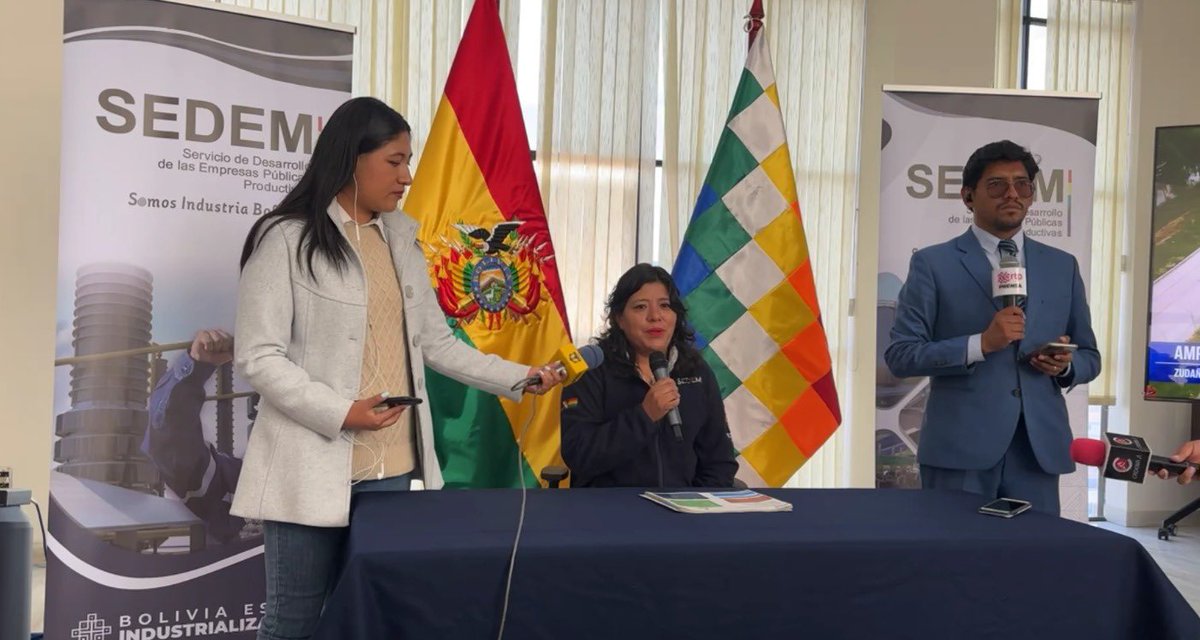 abi_bolivia's tweet image. #Economía | #Sedem avanza en construcción de 14 plantas industriales y espera poner en funcionamiento 11 este 2024.
#NoticiasBolivia

Lea la nota, aquí ⬇️
acortar.link/3OzooV