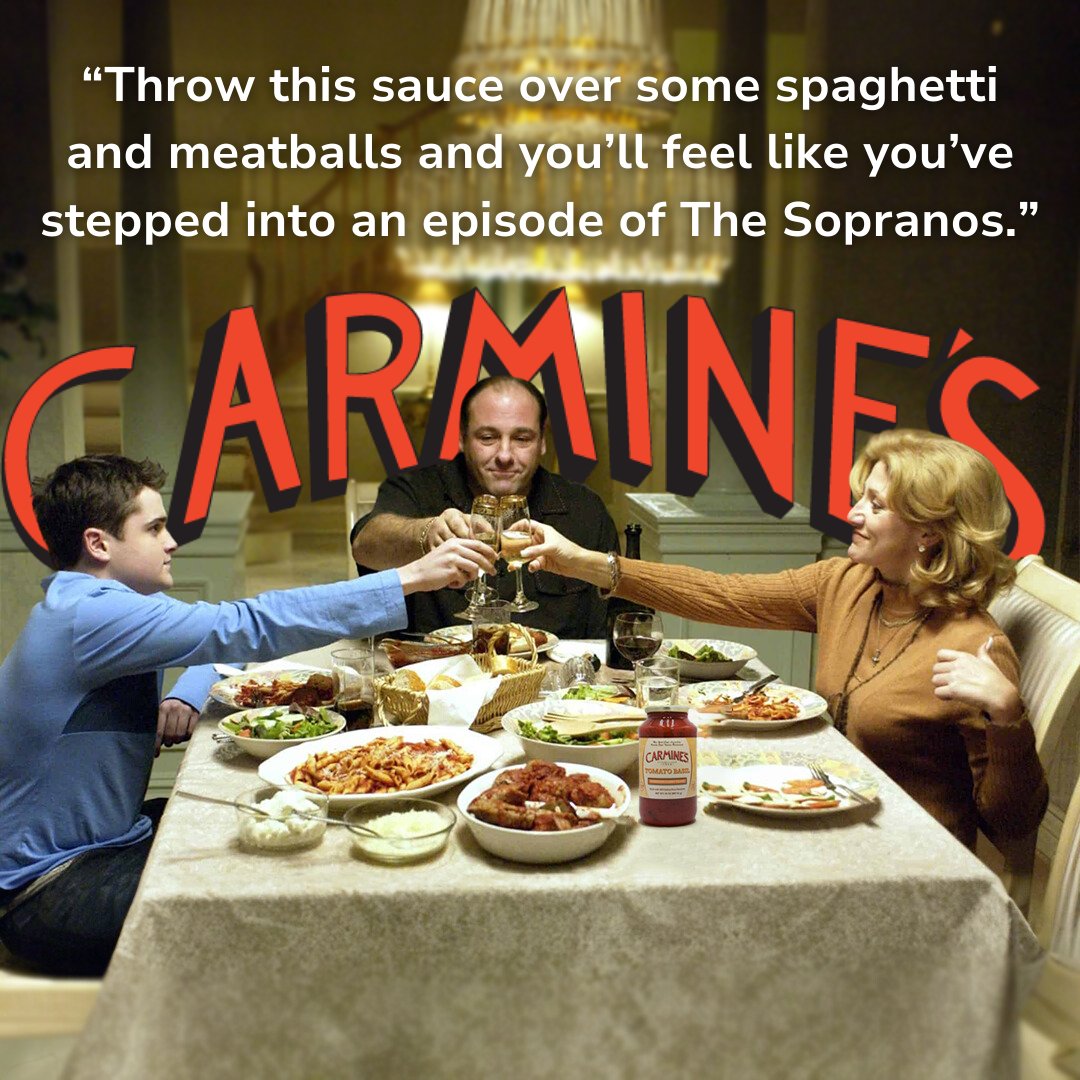 Celebrating 25 years of The Sopranos with our own saucy twist! 🍝✨
Step into your own Sopranos episode with our signature tomato basil sauce – it's the secret ingredient for an offer you can't refuse.