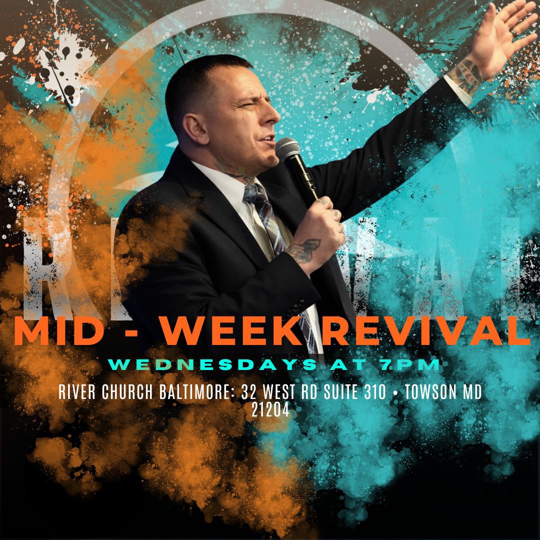 BaltimoreRiver's tweet photo. JOIN US Tonight for Revival!🔥➡️@7pm! Our mid-week services are a powerful and dynamic time in worship, the Word, and the presence of God! 

Come HUNGRY and ready to receive ALL Heaven has for you!! 🙌

We do have RCB Kids + Tots for ages 1-12🙌🎉 https://t.co/v2RSzzMG8j