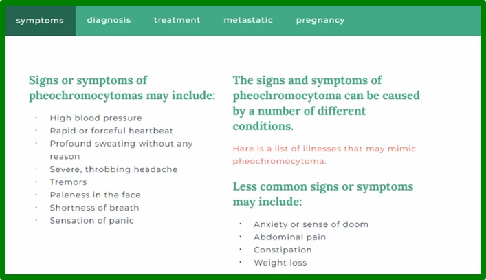 PheoPara's tweet photo. And sometimes even >3 specialists to diagnose the #NETs disease #pheo #para!π€π€π€π€π€
Know the symptoms. Be #phearless in your quest for a diagnosis!
#NETsAwareness https://t.co/0k8Th6r7By