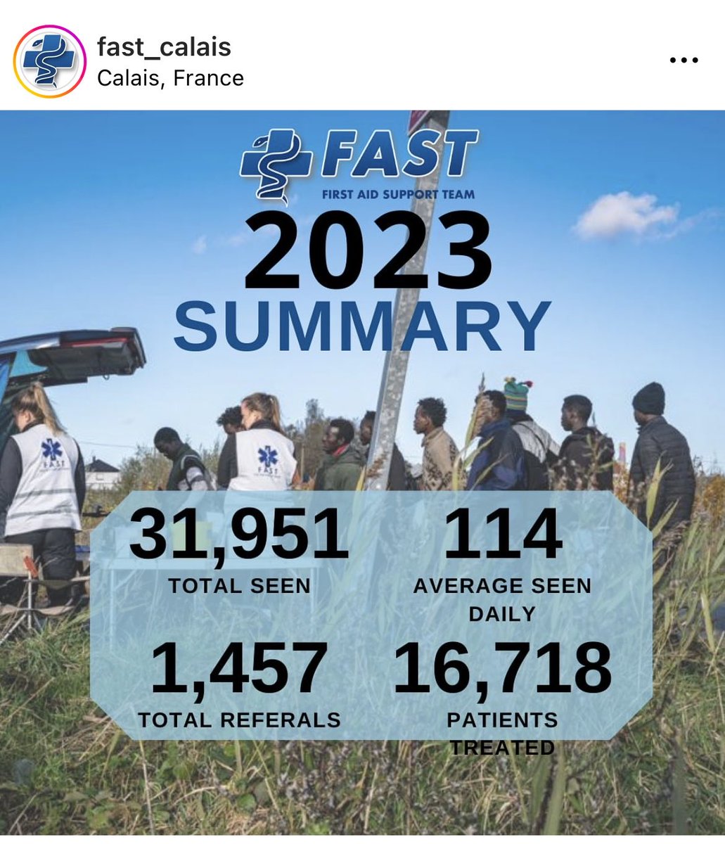 Thank you so much ❤️to all health care professionals❤️ that volunteered with FAST this year. You have done an amazing job of supporting displaced people in northern France. Please contact me if you’d like to volunteer ⁦@FirstAidSupTeam⁩ f-a-s-t.eu
