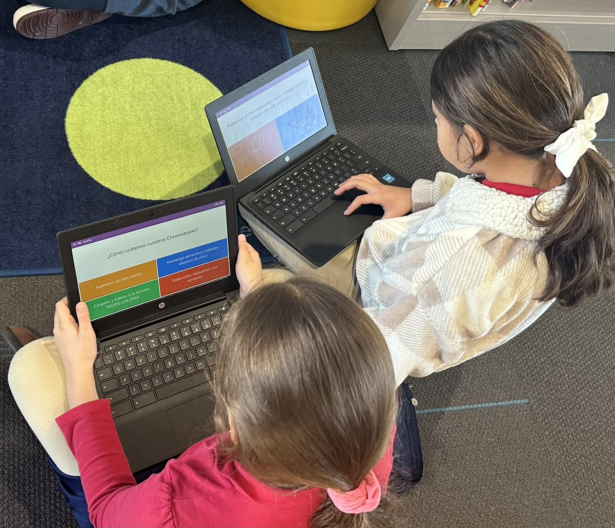 Shelton_Reads's tweet photo. So proud of how students are SHINING in the library this week! Students are engaged as they review library and device expectations using Blooket. #SheffieldSHINES https://t.co/ry8zdfaoNL