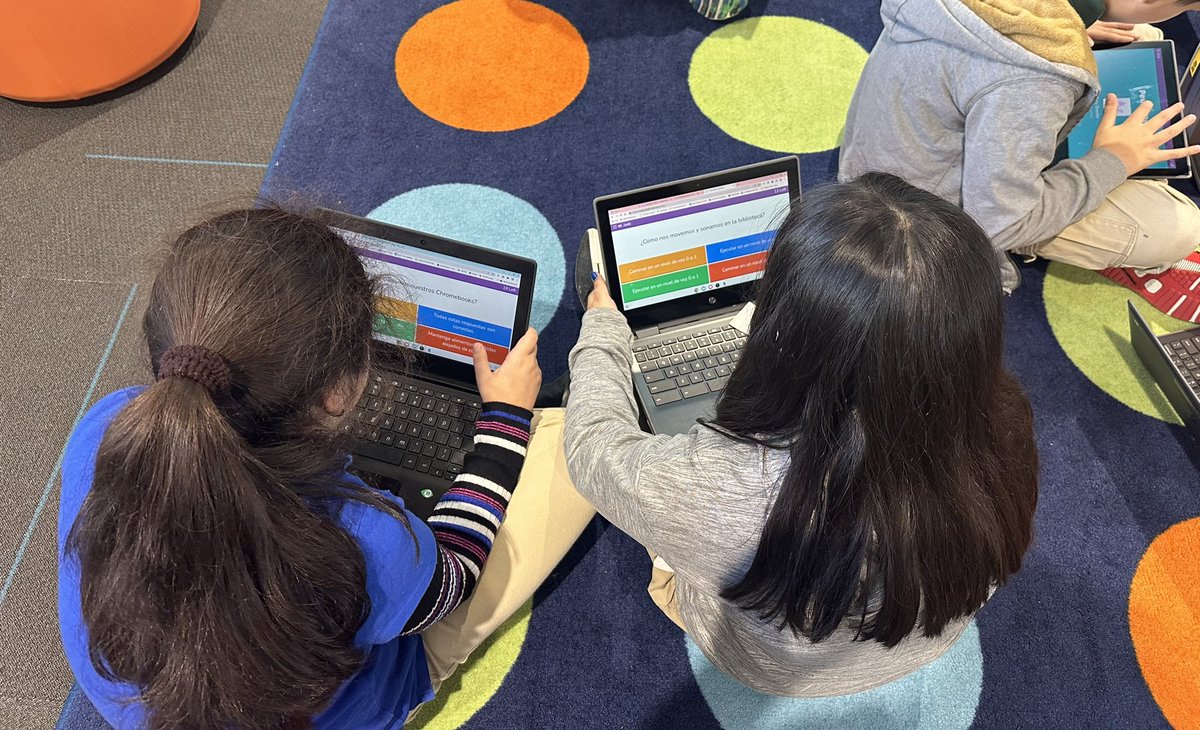 Shelton_Reads's tweet photo. So proud of how students are SHINING in the library this week! Students are engaged as they review library and device expectations using Blooket. #SheffieldSHINES https://t.co/ry8zdfaoNL