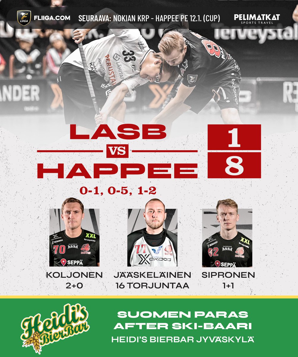 Se oli mukava peli Lahessa tänään😌

#happeefloorball #hirvirytke #oxdog #mizuno #jyväskylä #fliiga #salibandy #jälkipelitheidisissä