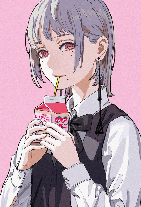 Strawberry milk #チェンソーマン #chainsawman