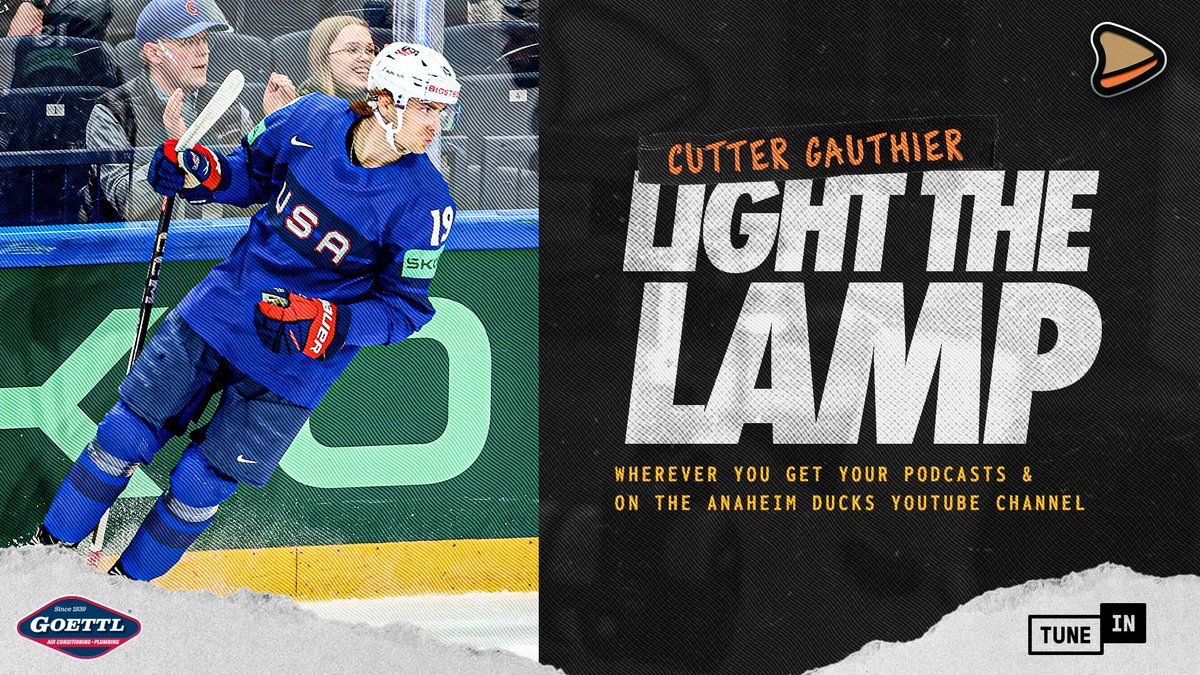 DucksStream's tweet photo. Cutter Gauthier will join @AlexisDownie_ on Light the Lamp today! 

The full show will be available wherever you get your podcasts and on the @AnaheimDucks YouTube channel. https://t.co/yYTkaoKNtS