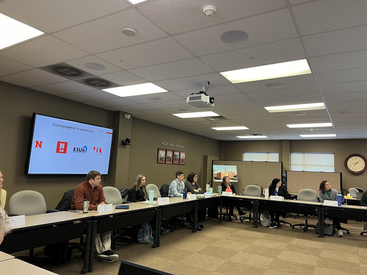 Happy to kickoff #LeadNebraska 2024 with new school leadership fellows. Proud of the partnership between @NebraskaEDAD, @NCSAToday, @esu6pd, & ESU5. Grateful for the leadership of @SturgeonDr @jskretta @DrShavonna & team!