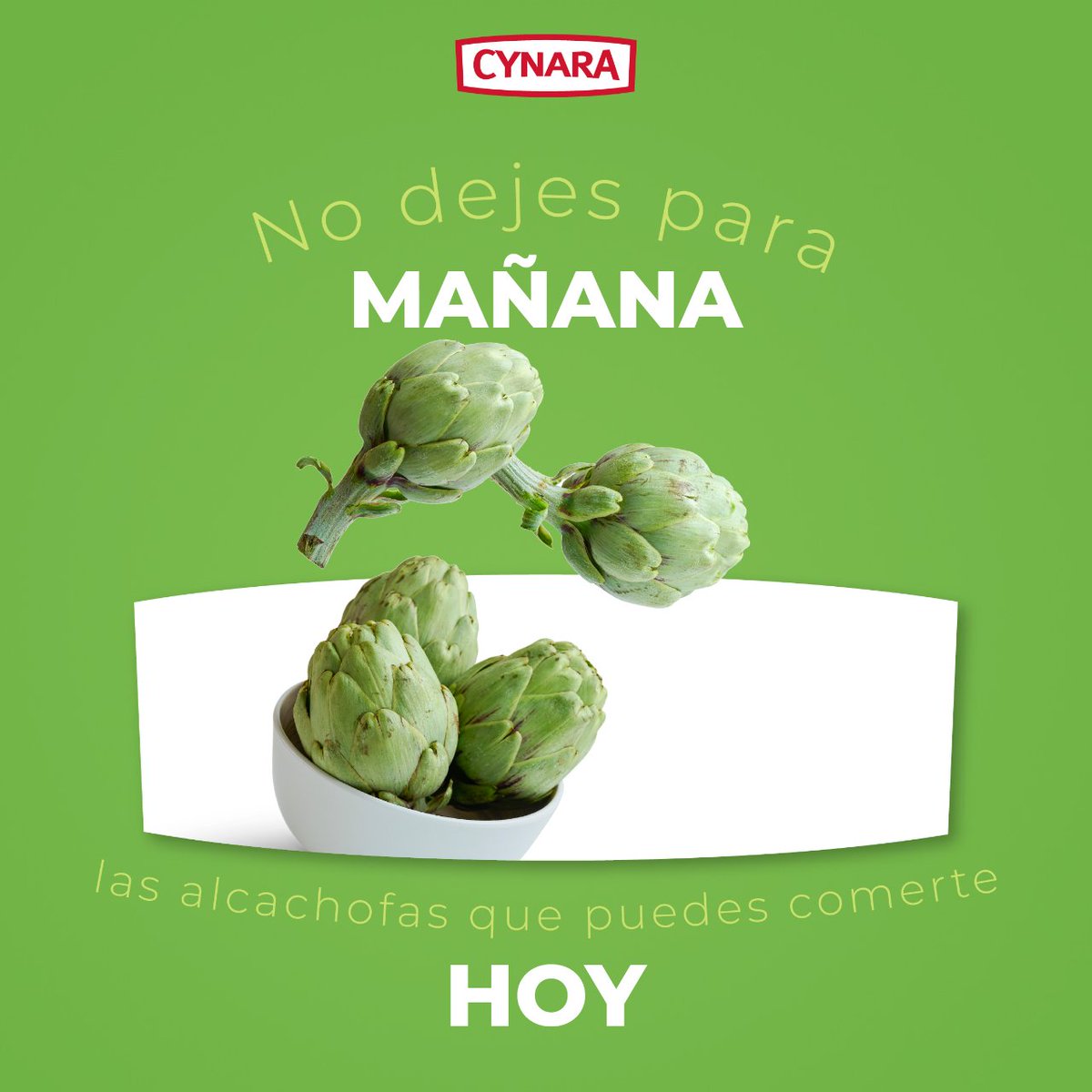No dejes para mañana las alcachofas que puedes comerte hoy 😉💚