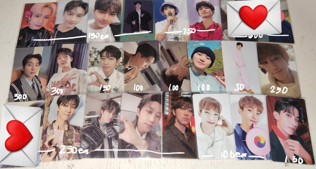 km_trashcan's tweet photo. Wts lfb svt ph

Seventeen random photocards

3rd pic:
💌 - 150
🤍 - 250
🧸- 300
💖 - 450
*Mg dicon and Ww pc 1:1

Dop: payo

🏷 scoups jeonghan joshua jun wonwoo hoshi woozi the8 dk mingyu seungkwan vernon dino https://t.co/eveRh6eHZQ