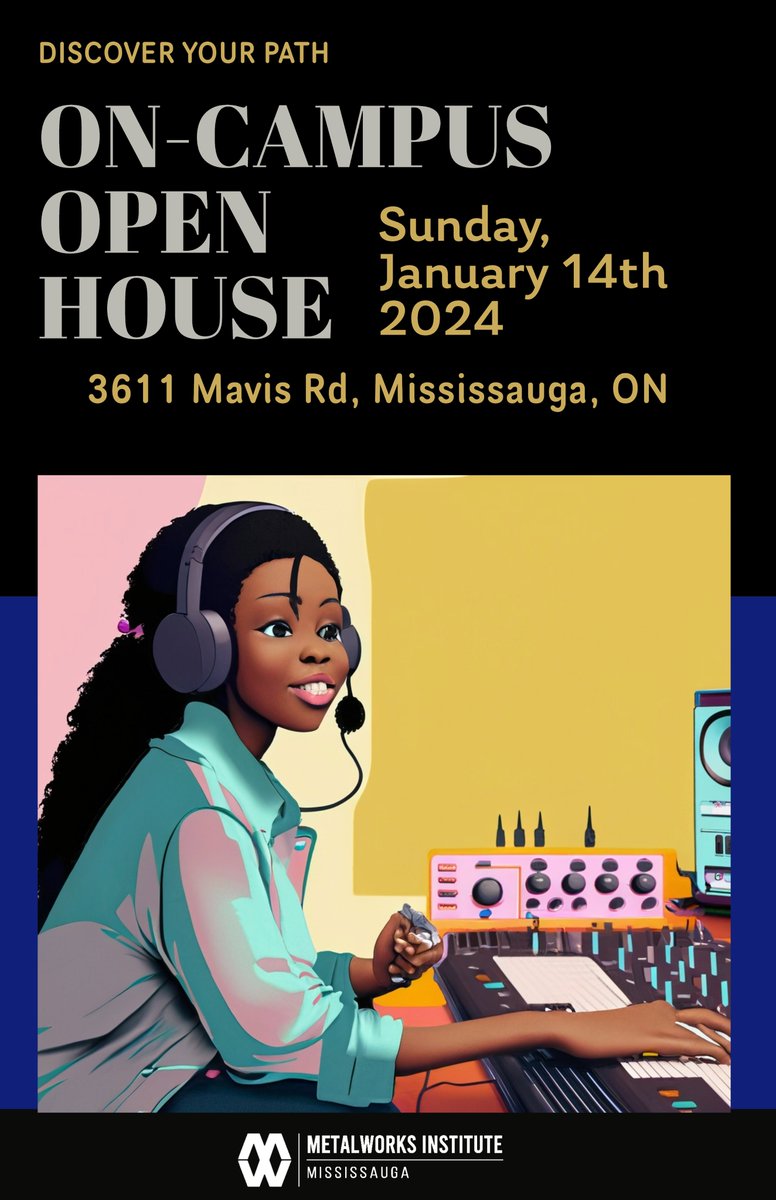 Explore, Connect and Discover! Join us this Sunday, January 14th for our On-Campus Open House! 

Meet our dedicated instructors, speak with alumni, explore our diploma programs and be taken on a tour of our campus. 🎓

Sign Up Link ⤵️
metalworksinstitute.com/tours-tw

#thisismetalworks