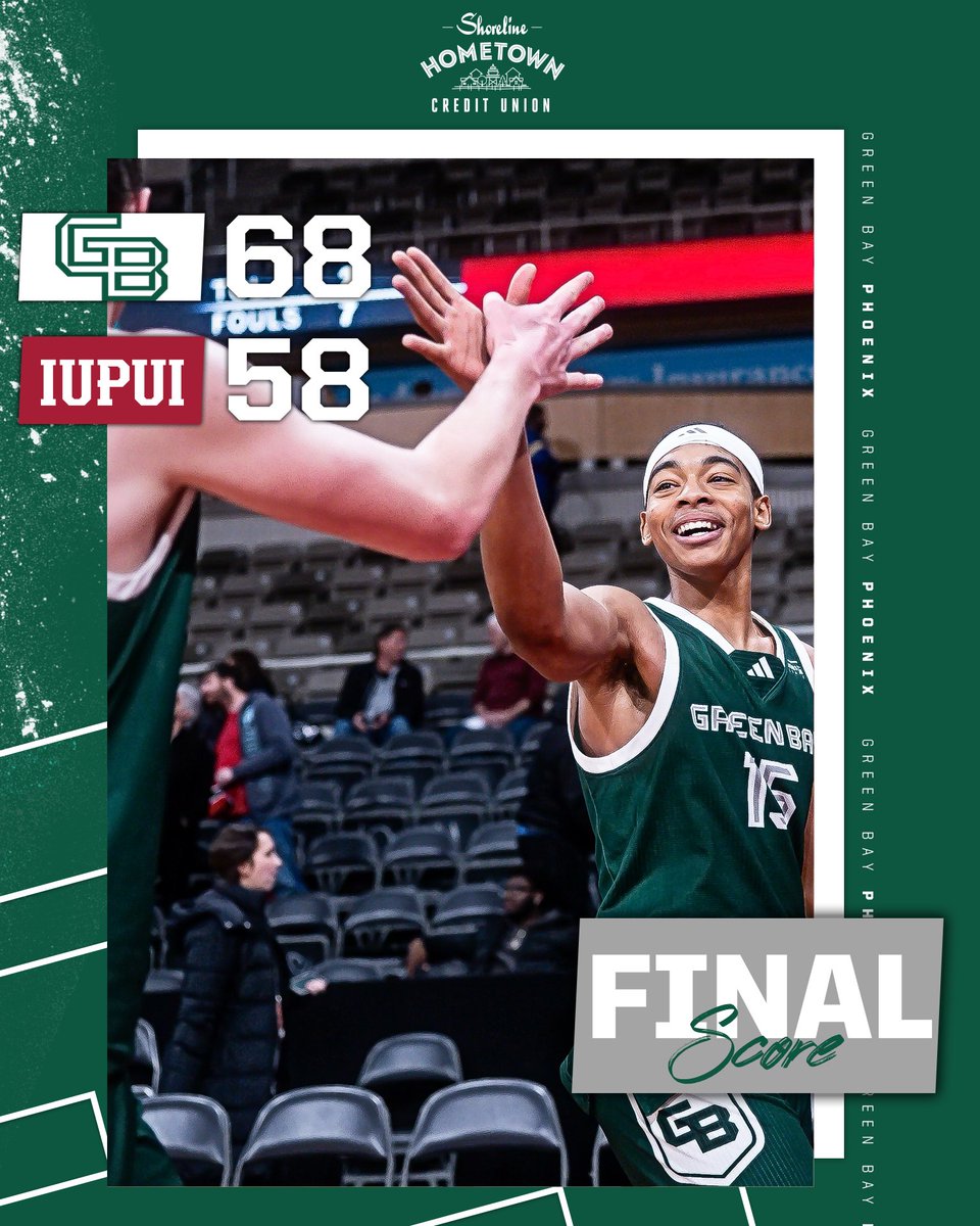 Back in the 𝙒 column!

<a href="/DavidDouglasJr3/">David Douglas Jr.</a> finishes with a career-high 26 points and the Phoenix is now 5-2 in the <a href="/HorizonLeague/">Horizon League</a> 😤

#RiseWithUs | #HLMBB