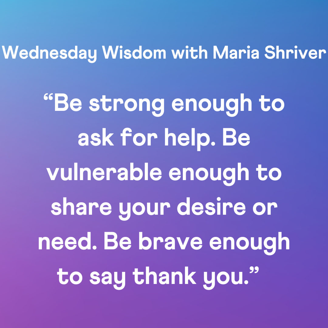 MOSH (@mosh_life) on Twitter photo Wednesday Wisdom with <a href="/mariashriver/">Maria Shriver</a> ✨
Here's your reminder that it's okay to ask for help. 🤍 Wednesday Wisdom with <a href="/mariashriver/">Maria Shriver</a> ✨
Here's your reminder that it's okay to ask for help. 🤍