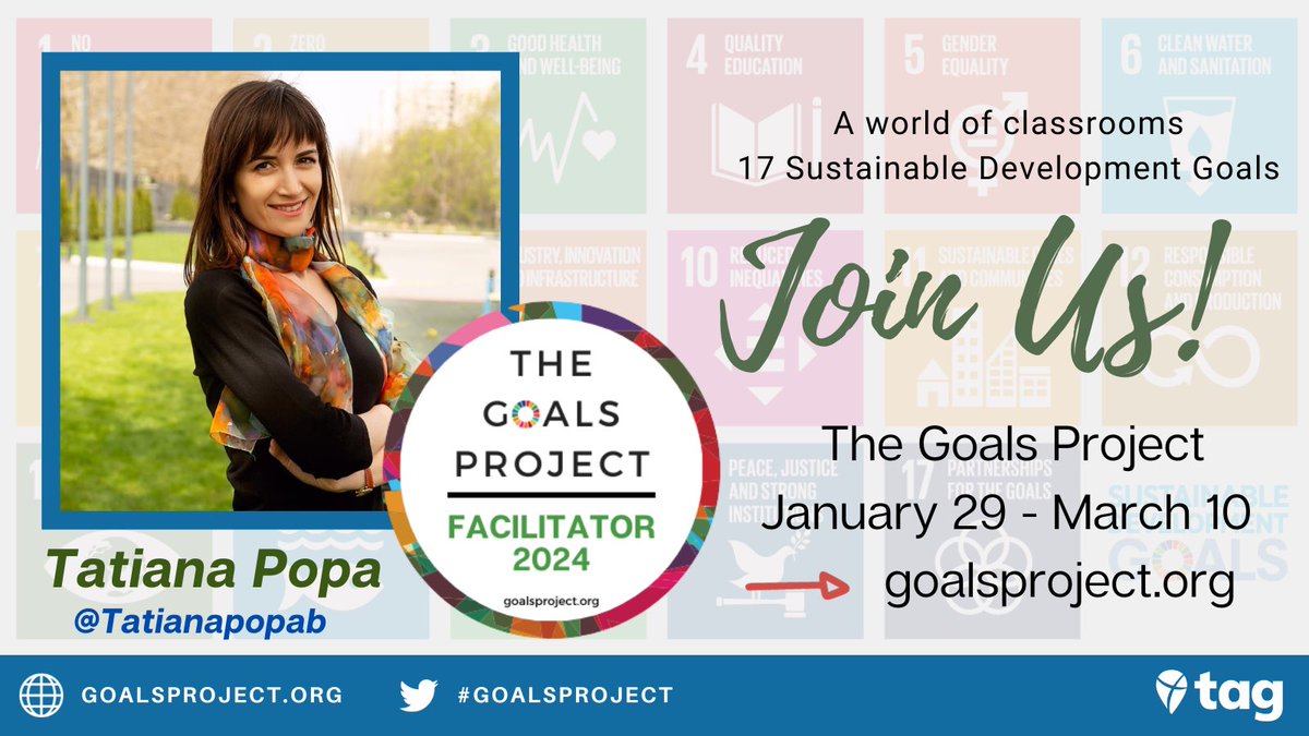 Have you registered for The Goals Project 2024? Not yet? Check the website goalsproject.org - there is still time till Jan 29! Each group will be working on one #SDG. Guess which one I am facilitating this year?;) @HIS_Moldova is surely in! @TakeActionEdu #GoalsProject