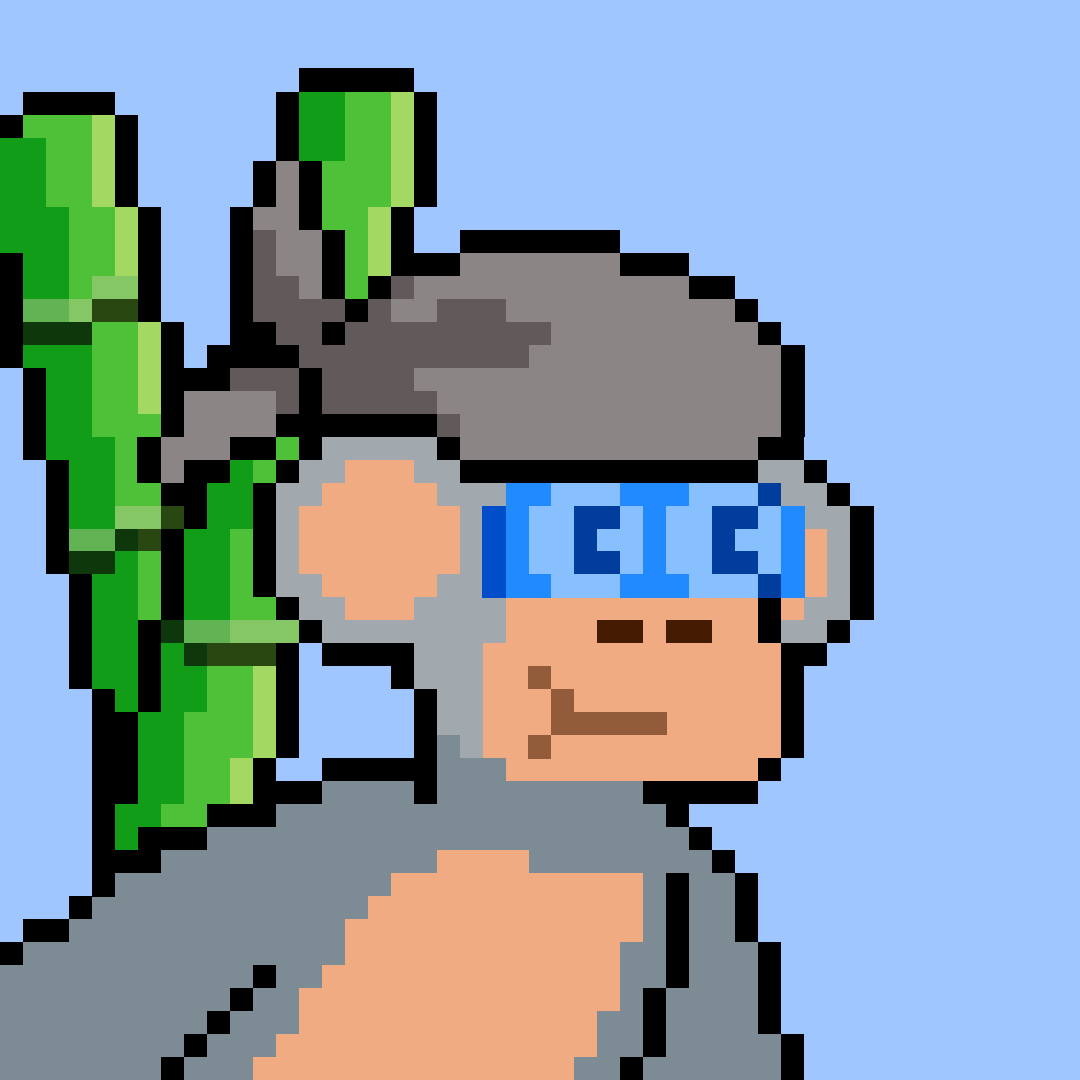 blue background gang