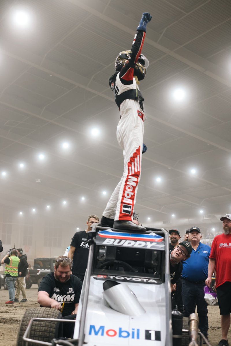 MichaelKofoid's tweet photo. Got some redemption last night! Stoked to pick up the win and lock it in to the @cbnationals with @KKM_67 with @mobil1racing and @ToyotaRacing! I can’t thank them along with @MrBeau25 and the whole crew enough for not giving up. Bring on Saturday! https://t.co/sBnZXVUDNt