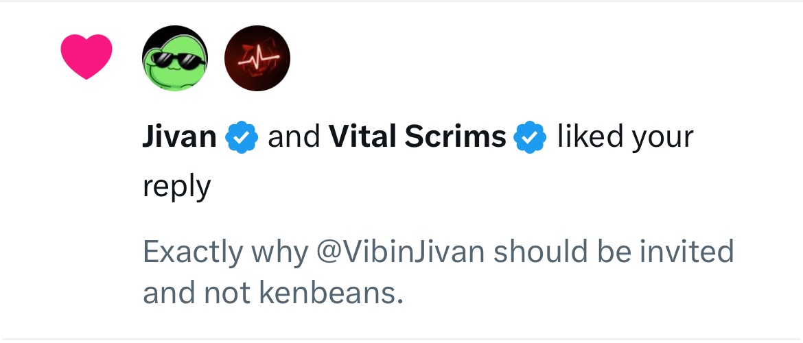 SteveConner1111's tweet photo. @BeeflessC @VibinJivan @SypherPK @vitalscrims Even Vital Scrims agrees @Ken_Beans_ https://t.co/Fk34K6fbsO