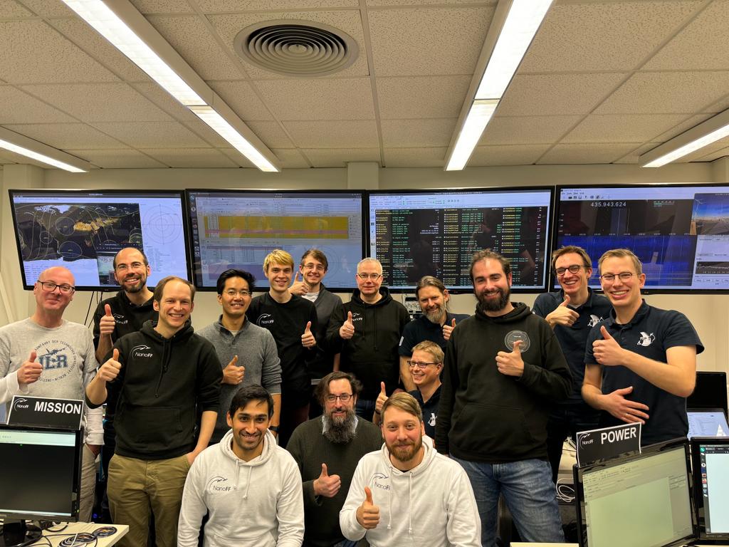 It's official: We have received first telemetry from #NanoFF B during multiple passes via <a href="/TUBspace/">TUBspace</a> ground stations earlier today. 📡 Satellite is healthy and has entered service as <a href="/TUBerlin/">TU Berlin</a>'s 28th satellite. It now awaits its sister satellite ❤️ - Beacon has been deactivated.