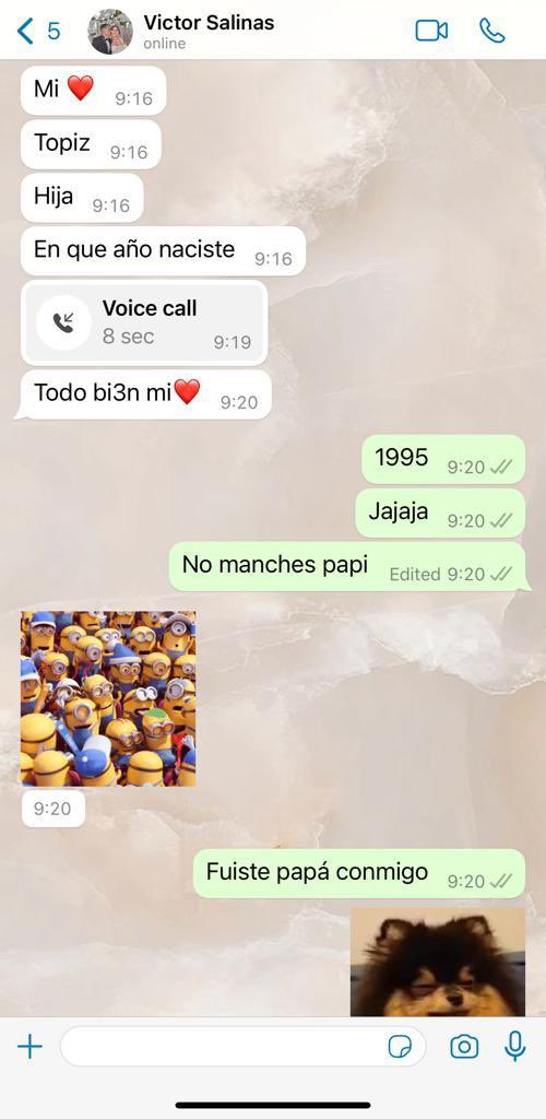 TopisSalinas's tweet photo. Yo: “Soy la favorita de mi papá 🥰”
Mi papá: https://t.co/7Zs7CXgq5D