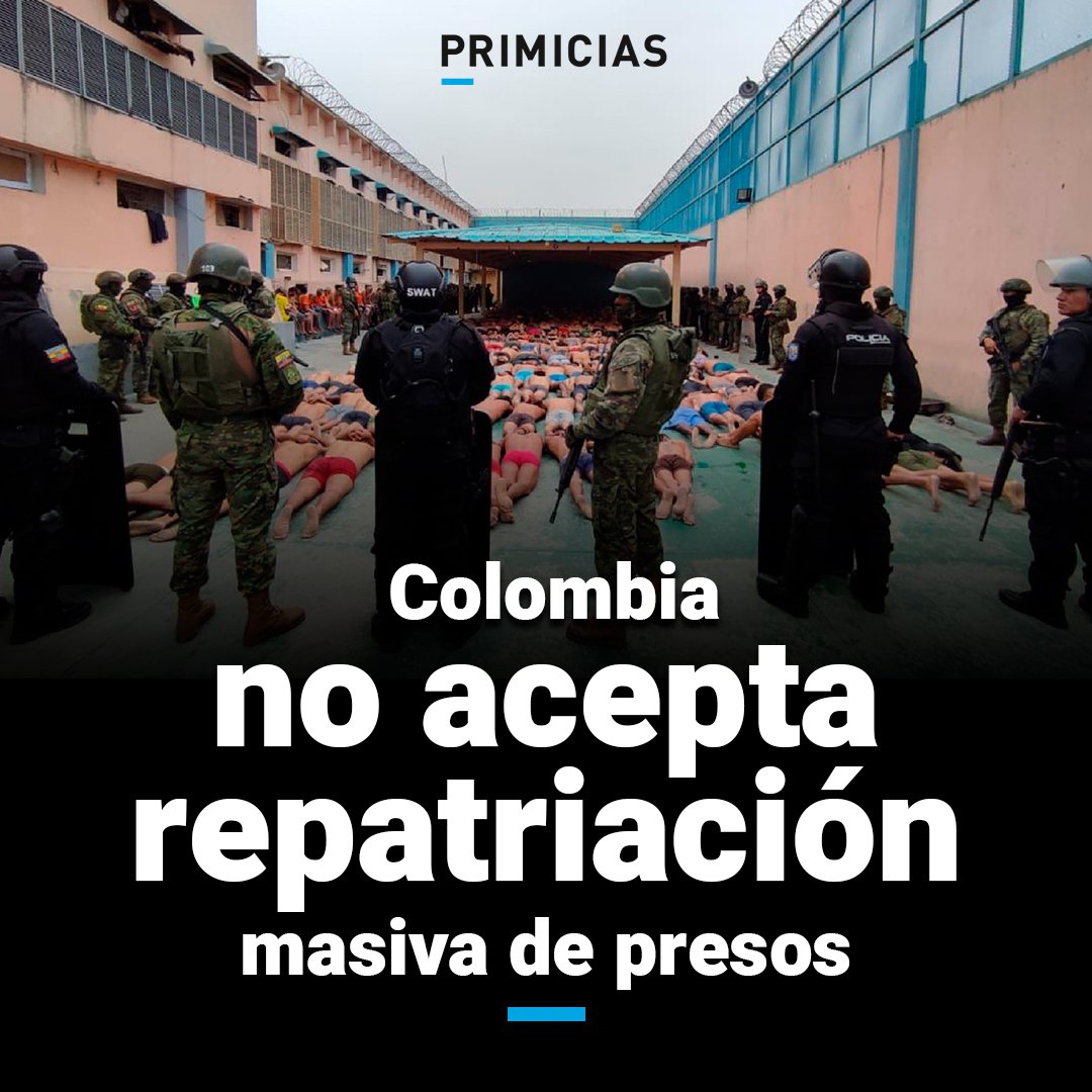 Si Colombia no quiere de regreso a sus delincuentes, que se los suba a un avión y que abran la puerta del mismo en territorio colombiano y toma ahí tu huevada.