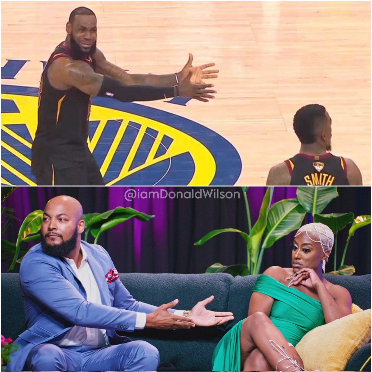 IamDonaldWilson's tweet photo. IYKYK 🤣😂🤣😂🤣!!! Refer to my previous post of you don't! Lol. #ReadyToLove #ReadyToLoveMakeAMove #RTLMakeAMove #ReadyToLoveReunion #LeBron #iykyk #meme #funny #jrsmith #nba #realitytv #iamdonaldwilson https://t.co/Dd0gIV9jeT