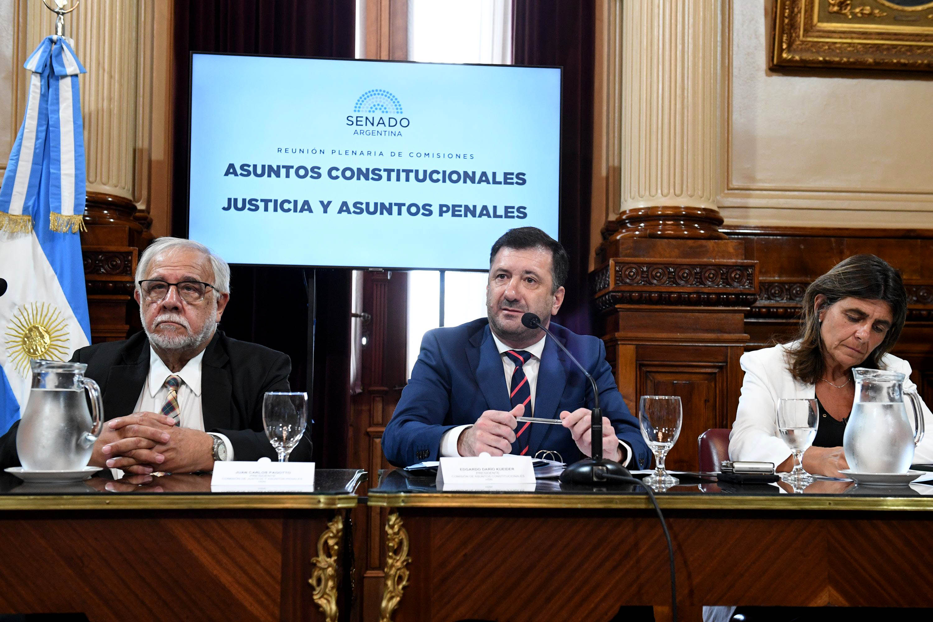 Senado Argentina on X: "Sin más asuntos que tratar, el senador  @EdgardoKueider da por finalizada la reunión plenaria de las comisiones de Asuntos  Constitucionales y de Justicia y Asuntos Penales https://t.co/HVUwckT7ce" /