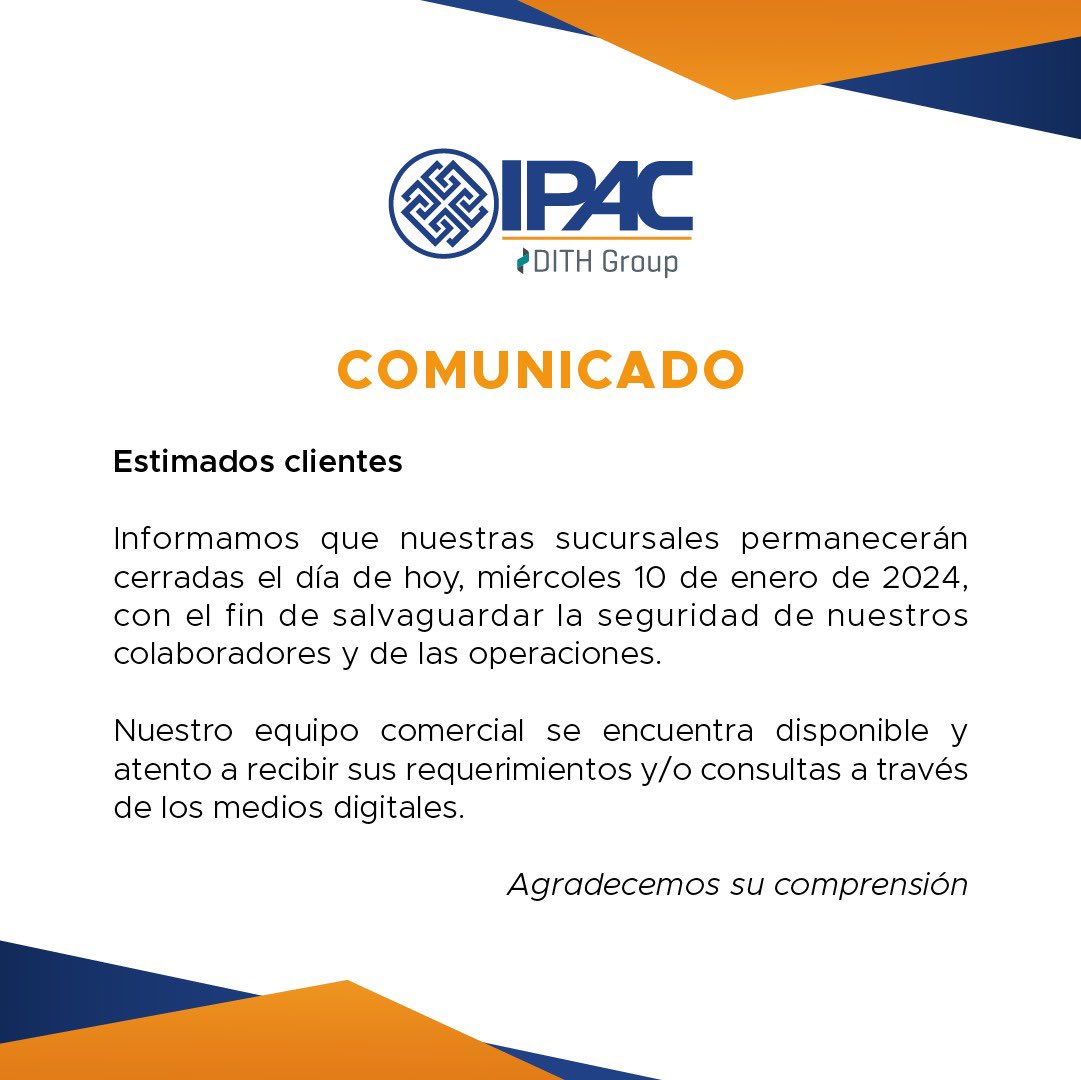 IpacAcero's tweet photo. Nuestros asesores están listos para atender tus requerimientos 🧑🏻‍💻👩🏽‍💻
.
.
.
#IPAC #DITH #porloscaminosdelacero #desde1972 https://t.co/iK0Oj1ZXEA