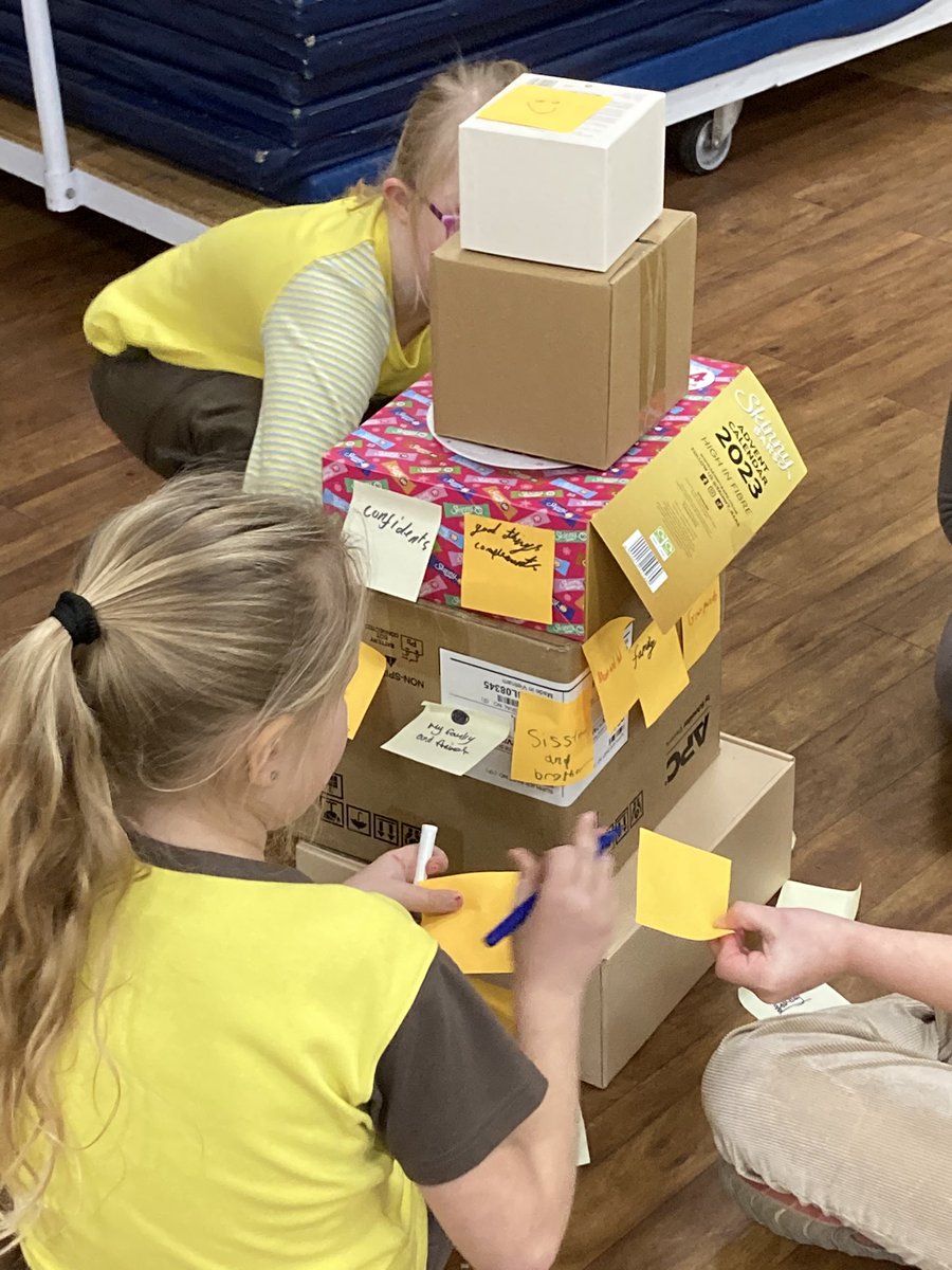 8thPoynton's tweet photo. Tonight we are learning about what we need in our lives to be healthy and happy and building happiness towers! Starting with our basic needs and ending with the things we will need to fulfil our potential! https://t.co/7krl7A4GFZ