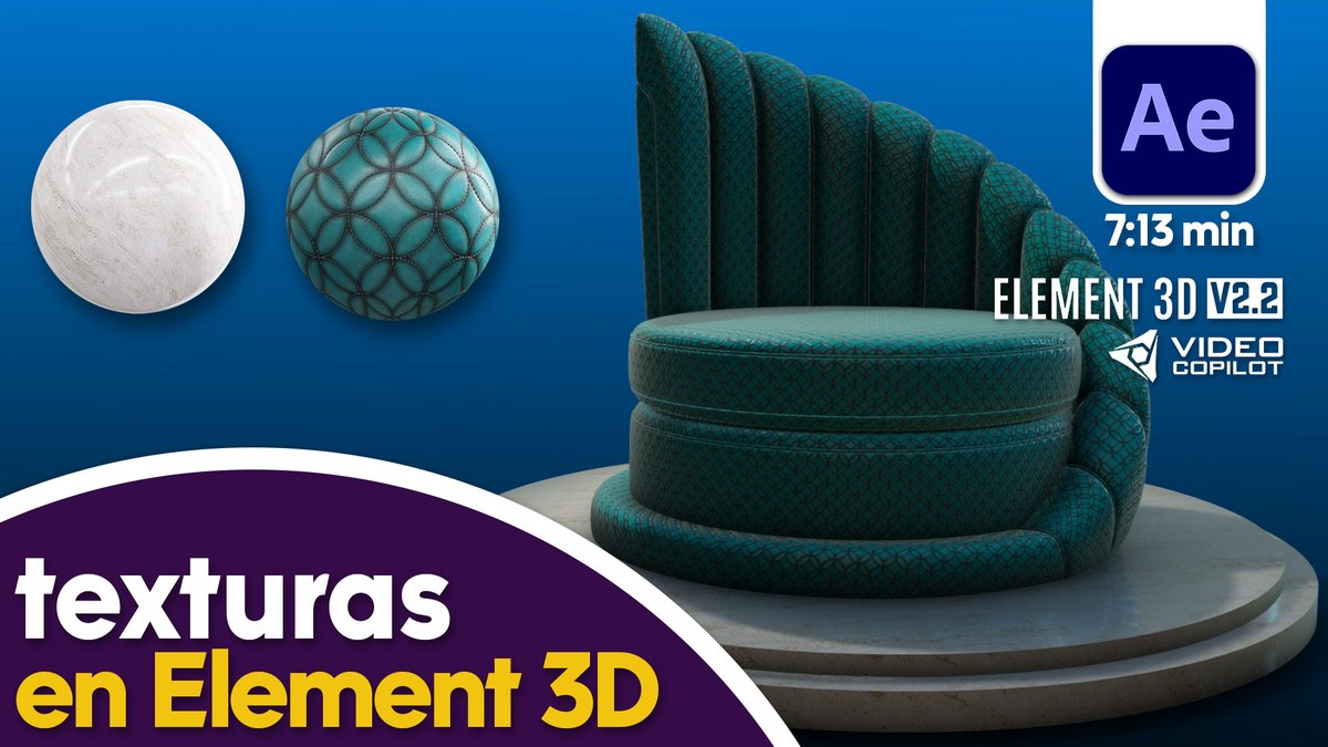 tutosdigital's tweet image. Cómo crear texturas en #Element3D #ArterEffecs youtu.be/B3BvFQDRWXw?si… via @YouTube