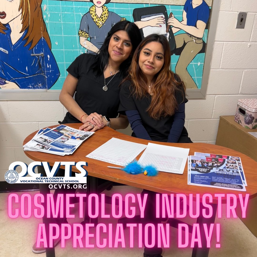 ocvtsemployment's tweet photo. Thanks to all professionals who came for a blowout service during our industry appreciation day! We look forward to your next service! Next is Monday, January 29th. *This is limited to industry professionals. Please call 732-286-5670 ext. 3268 to book your appointment! #ocvts https://t.co/hXKeCEDatu