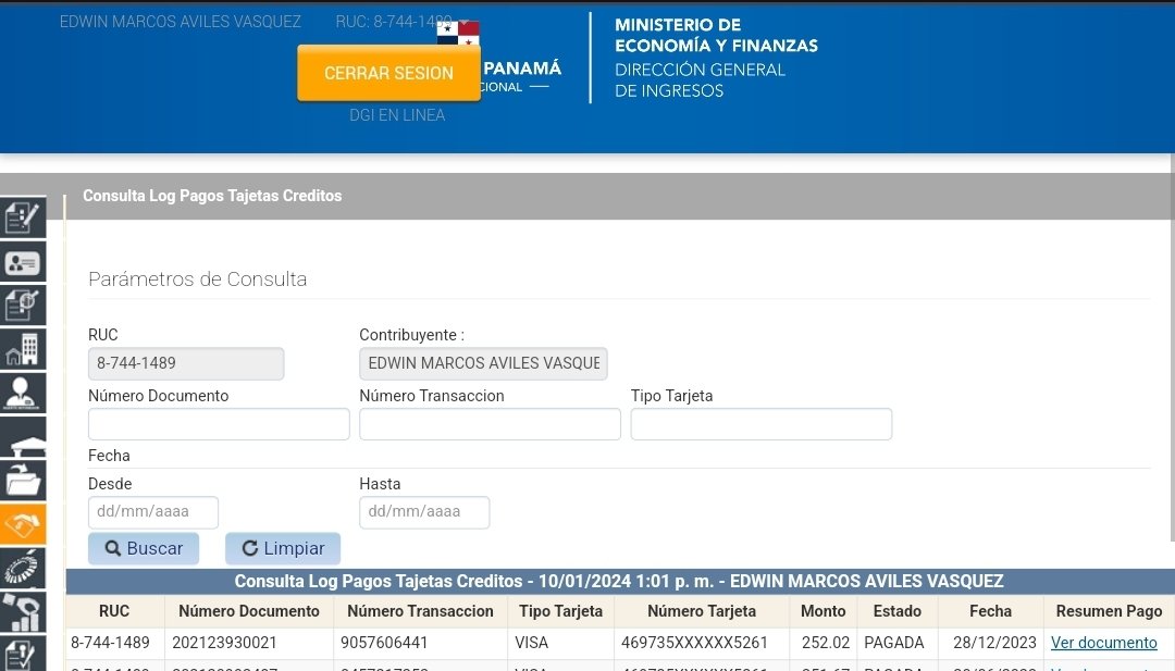 BlacktecPanama's tweet photo. @DGIpma el 28 de diciembre hice mi pago correspondiente a renta Natura y seguro educativo. Y todavía no se ven reflejados en el sistema, no puedo contactarlos y obtener ayuda de ustedes por ningún lado. Por favor ayuda! Estoy escribiendo al chat y tampoco. https://t.co/nlM1YWqsxq