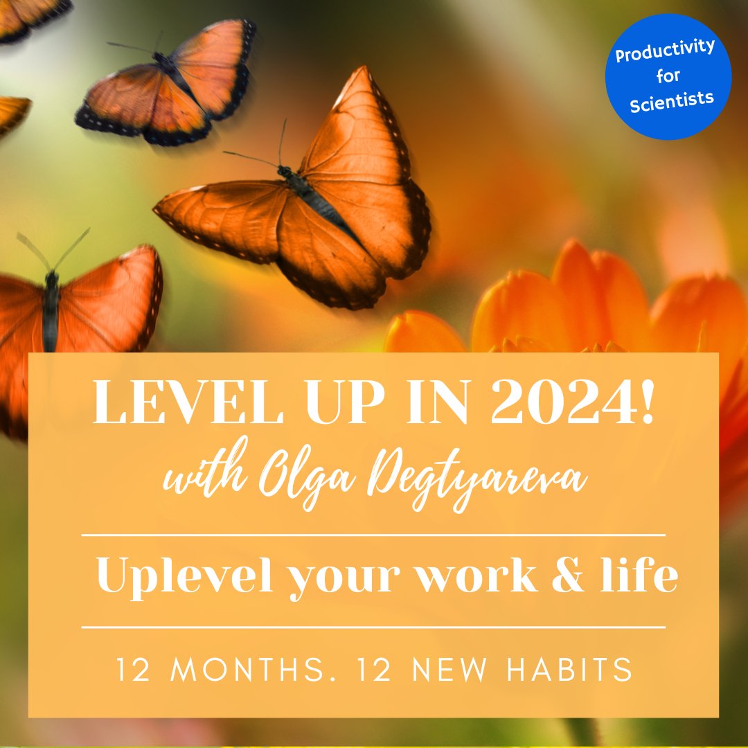 Are you ready to make 2024 your best year yet?💥 In 2024, I want to support you to level up your life!🦋 Reach out to learn more about my coaching & let's level up your 2024 together!💪✨ Book a free call at: tinyurl.com/speaktoolga #academichatter #phd #postdoc #womeninstem
