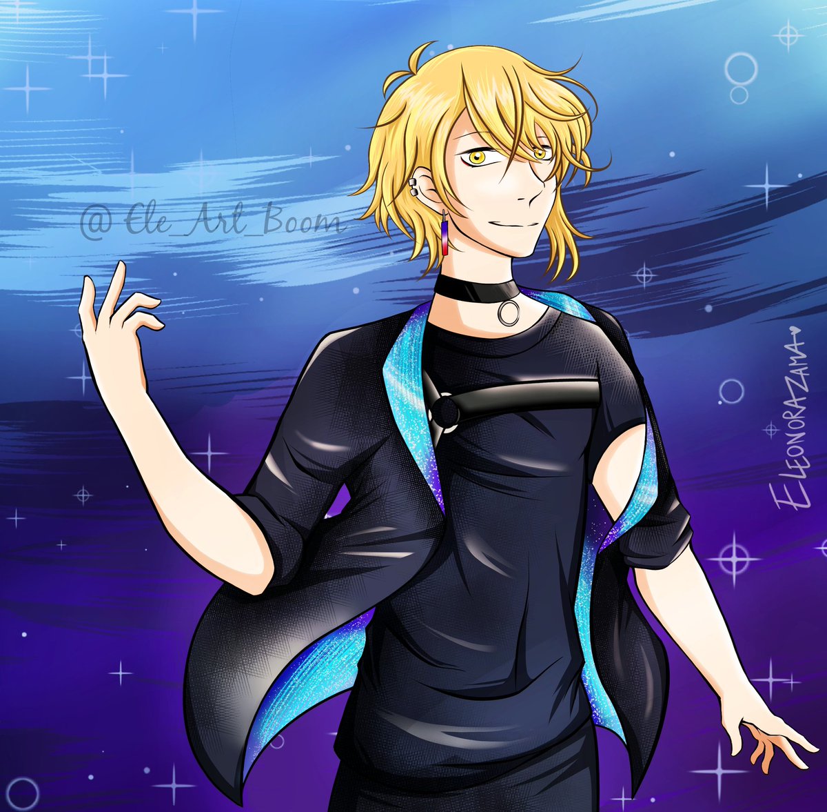 Lelile_art's tweet photo. The illustration I drew for the gift of my previous post ✨💖✨
•
#センラの絵ぇやん #senra #urashimasakatasen #digitalart #illustration https://t.co/djwaO9Uigm