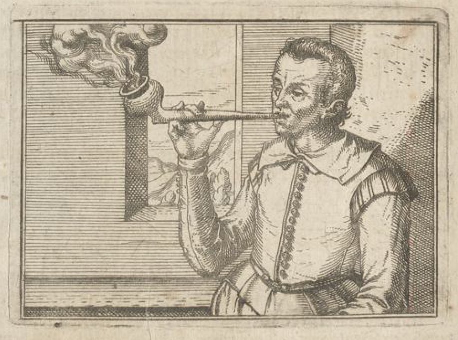 Tabac
Von dem gar heilsamen
Wundtkraut 
Nicotiana