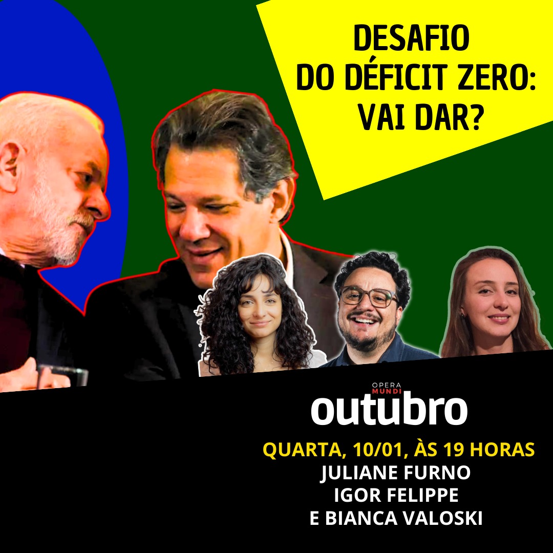 operamundi's tweet photo. DESAFIO DO DÉFICIT ZERO: VAI DAR? - OUTUBRO:10/01/24
Assista ao vivo, a partir das 19h: https://t.co/0EPUEXA5Ck
#deficitzero #lula #economia #desafios https://t.co/cV69UbU15q