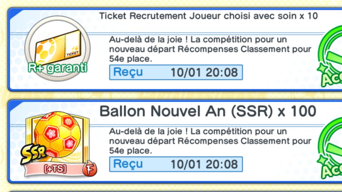 hobes283's tweet photo. 54ème sur l'event à point ! Des récompenses de folies #tousse (oui la capture est complète, tout y est...). En tout cas, un sacré paquet de français 🇫🇷 dans le top 100. On est les rois du farm sur Captain Tsubasa. https://t.co/m66ZPsfwih