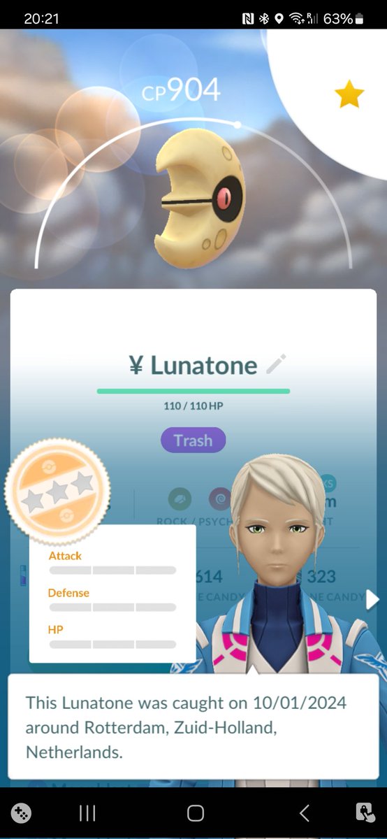 edinburger666's tweet image. I'm visiting my family in Rotterdam for a couple days and got this little trophy which made me think of @TheKruseShipYT! #PokemonGO #nundo
