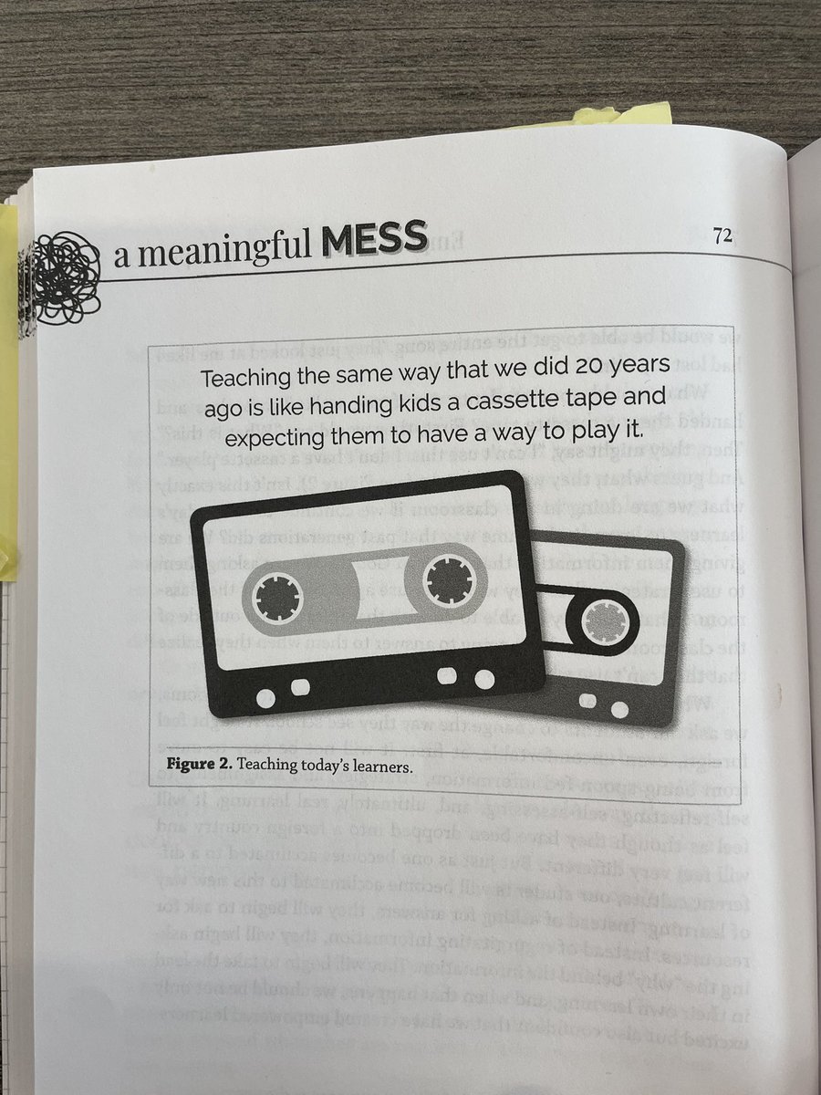 How often do we hear, “This isn’t the way I learned math and I’m just fine.” The list could go on and on! While some teaching practices will always be cornerstones, this graphic was powerful in connecting WHY we need to be reflective. Thanks <a href="/daniels_teachGT/">Amanda Daniels</a> for powerful PLCs!