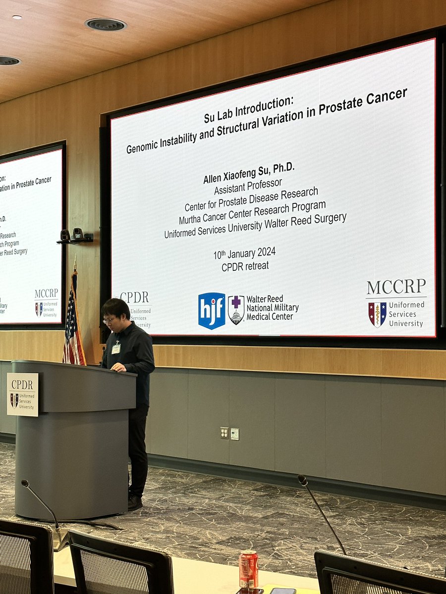 @CPDR_Labs @USUhealthsci @DrSHarmon @PCF_Science @nciccr_gmb @sowalsky @Dr_RaviMadan @shyhhantan @EllisLab_ Now - @xiaofengsu presents his impactful work on genomic instability and structural variation in #prostatecancer.