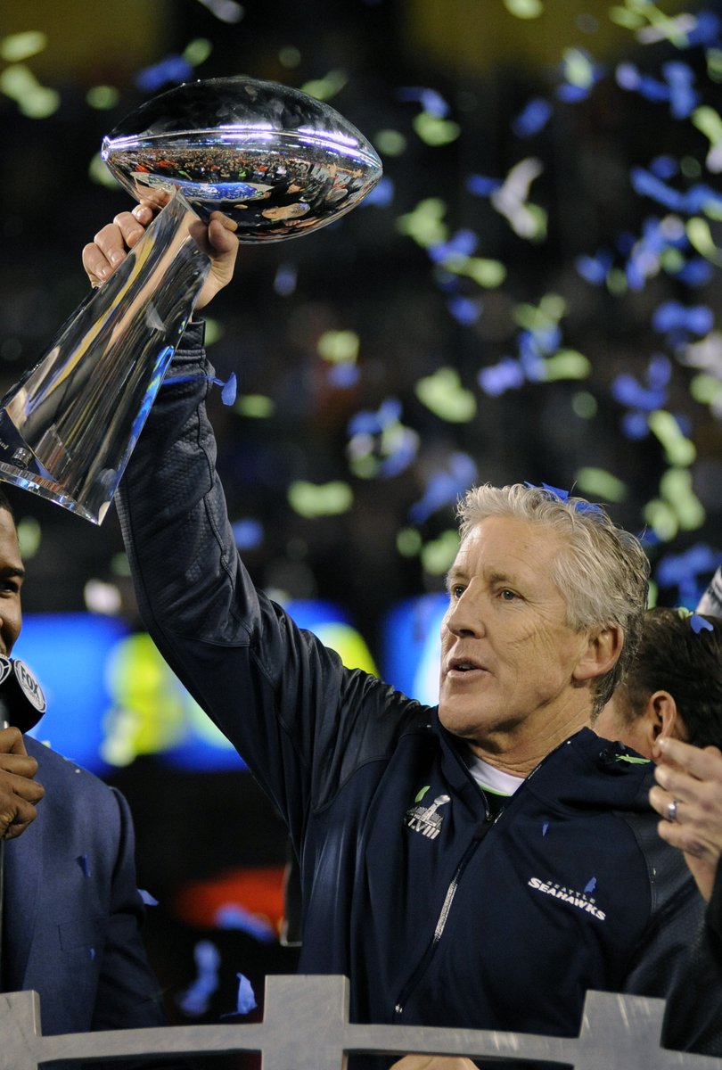 brgridiron's tweet photo. Pete Carroll in Seattle

14 seasons
137-89-1 record
2 Super Bowl Appearances
Super Bowl XLVIII Champion https://t.co/Zq7yyV0Lcz