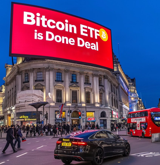 SavidQuant's tweet photo. #BitcoinETF  The future is here https://t.co/uYrhYsEutI