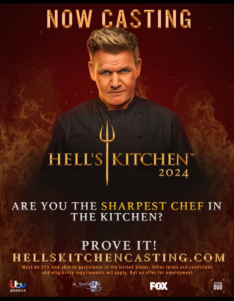 ChefRaneisha's tweet photo. What’re y’all waiting on?!
Take a chance for once in your life! I know I did!!!
🗣️RUN❗️ DO NOT WALK❗️❗️❗️
#HellsKitchen
#GordonRamsay
#CastingDuo
#ITVAmerica
#FOXTV https://t.co/O9XrsYWdws