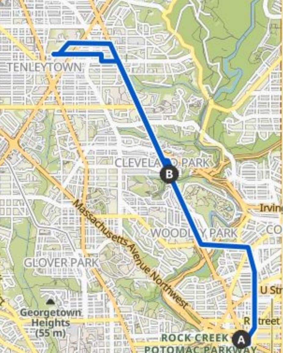BEHOLD THE ROUTE! We leave this evening on a cozy journey to the hilly frozen north! Bundle up and join us for a polar expedition on the Cozy Ride. Start Point: Gather in Dupont Circle at 730p roll @ 8p Pls donate to this month's charity partner pcrf1.app.neoncrm.com/DCBikeParty