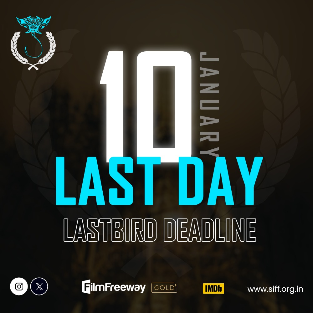 Today's the FINAL CALL for Season 10 submissions! If you've got a masterpiece waiting to shine, don't miss the deadline. Submit now and let your creativity take centre stage!
Submit via filmfreeway.com/StingrayIntern…
Code - DEC23
#stingrayiff #lastbirddeadline #supportindiefilms